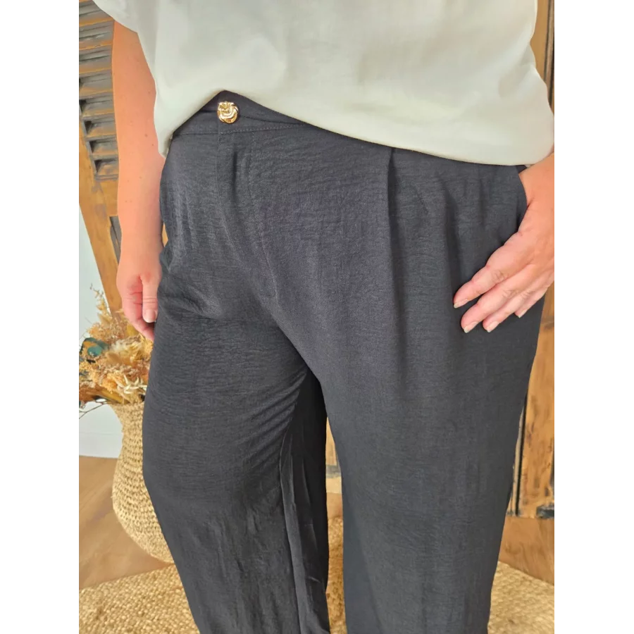 Pantalon fluide Edouard noir