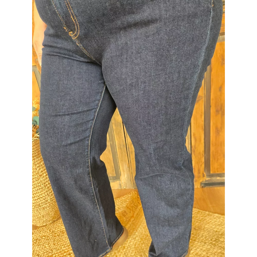 Jean Ange flare bleu brut vintage