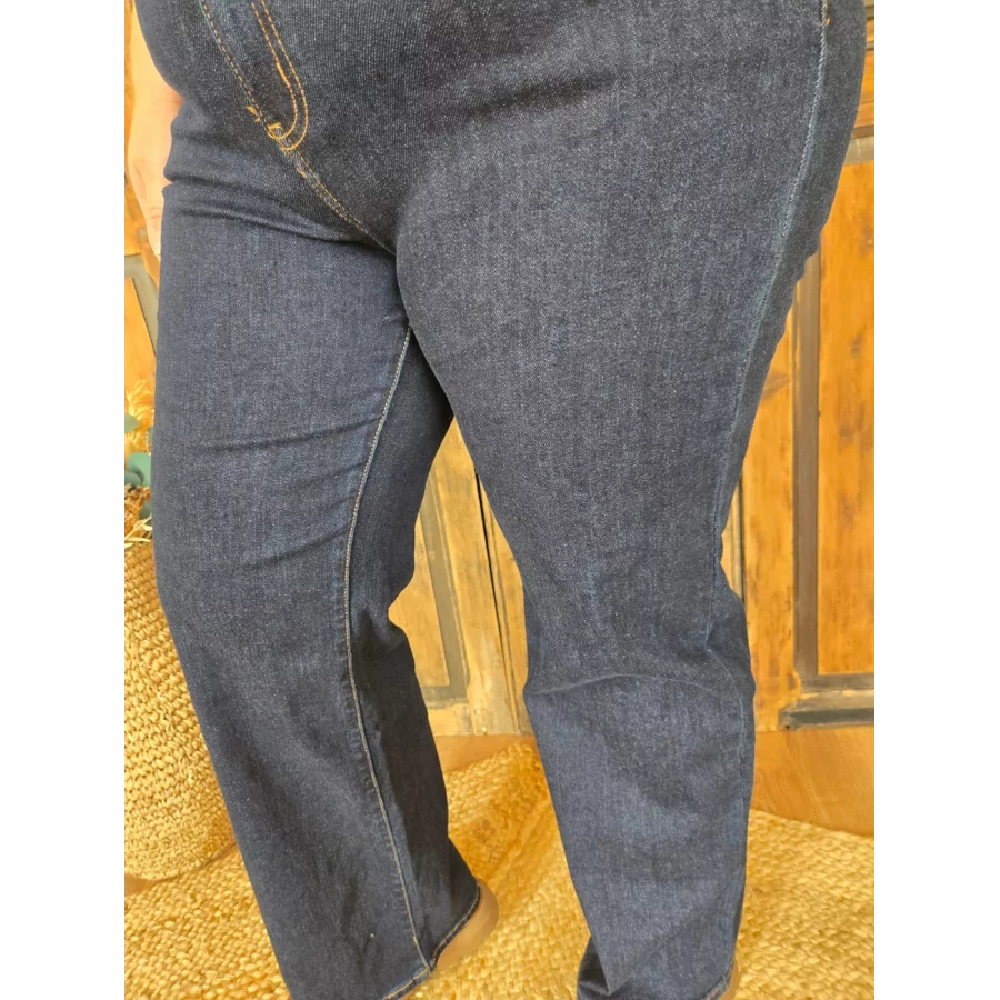 Jean Ange flare bleu brut vintage