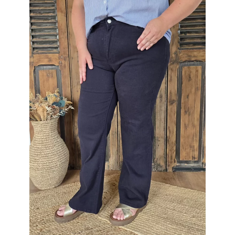 Jean Ange flare bleu marine
