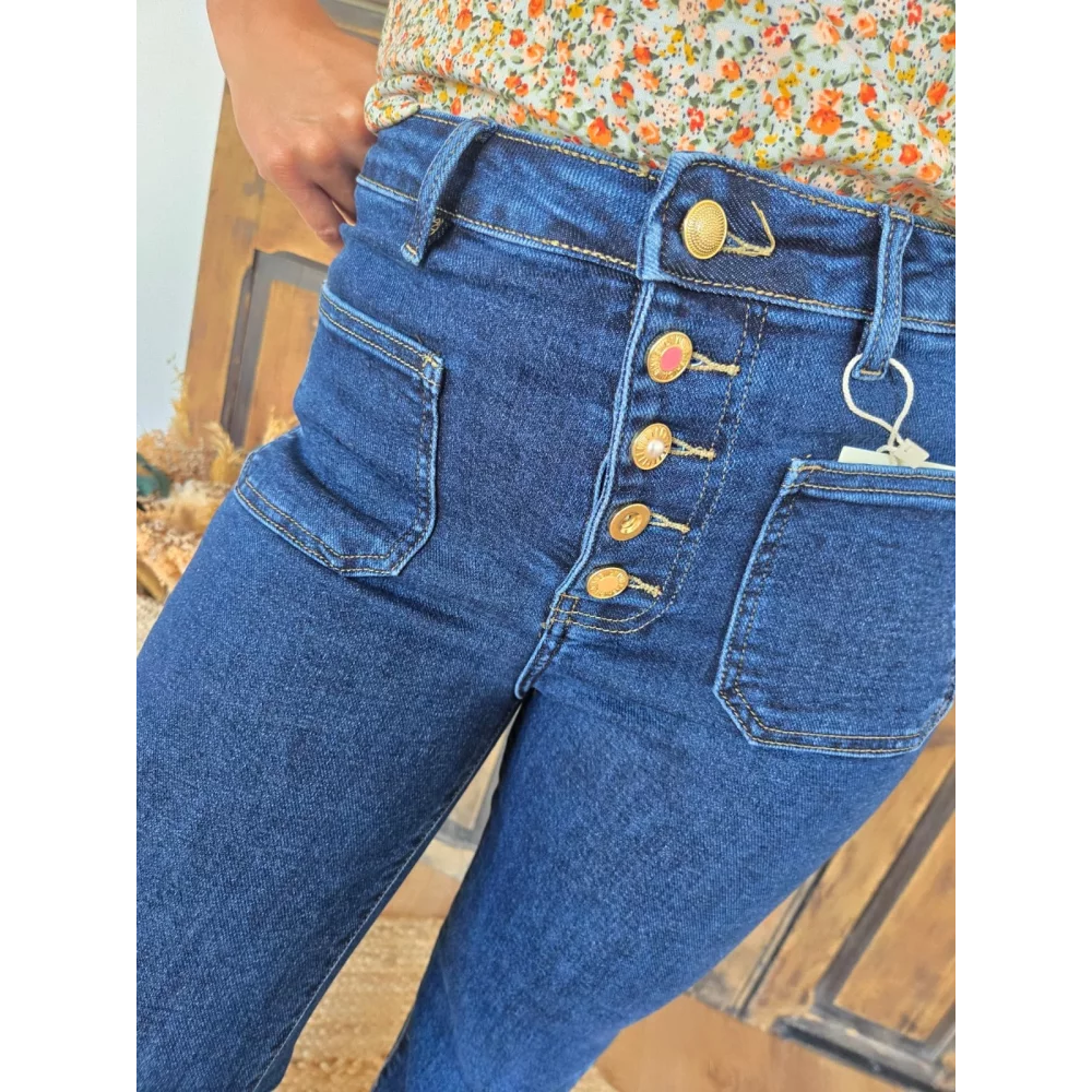 Jean David brut vintage boutons fantaisie