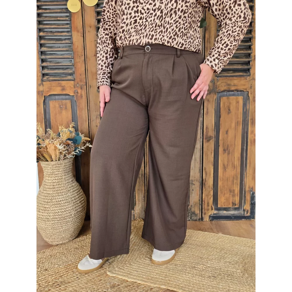 Pantalon Pascal choco