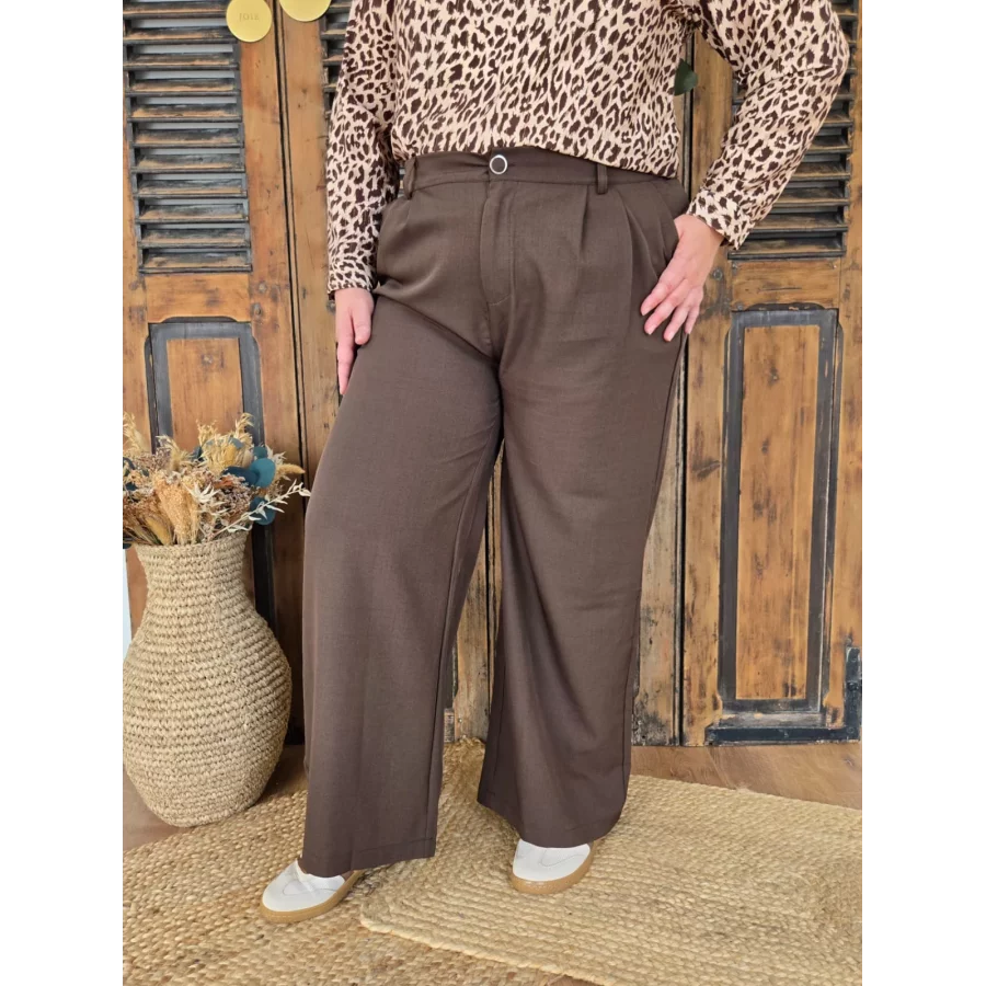 Pantalon Pascal choco