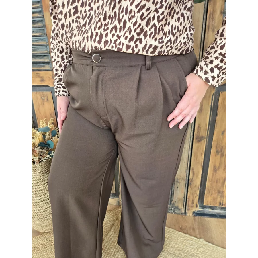 Pantalon Pascal choco