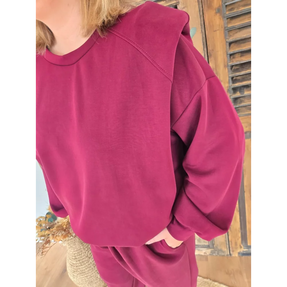 Sweat Gilles bordeaux
