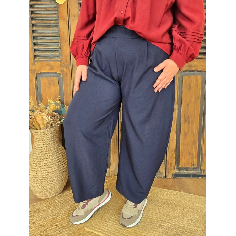 Pantalon Jacob marine taille elastique