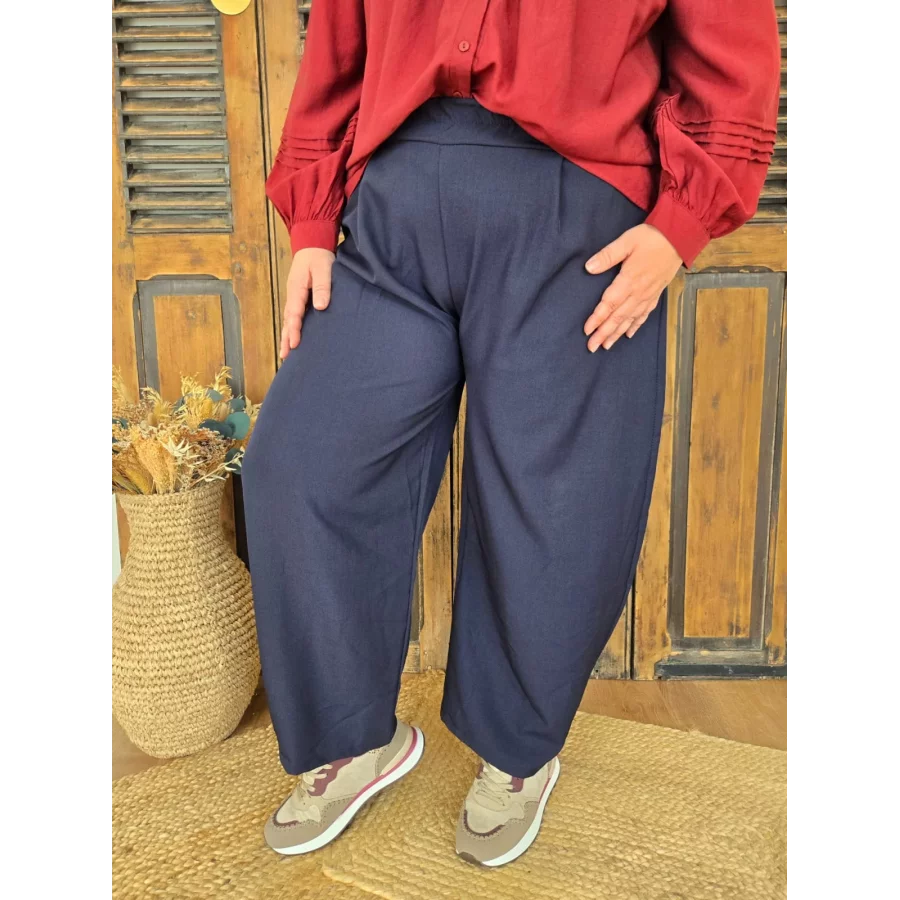 Pantalon Jacob marine taille elastique