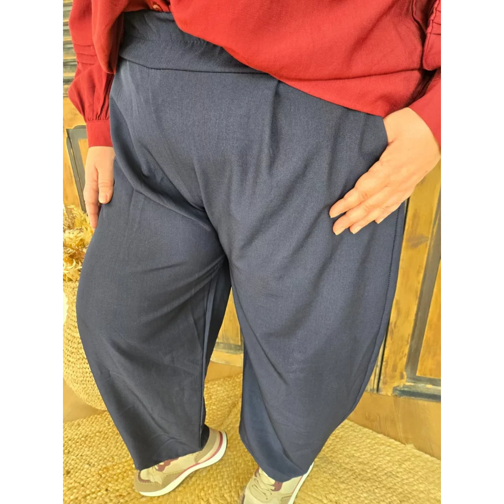Pantalon Jacob marine taille elastique