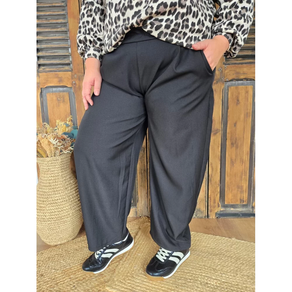 Pantalon Jacob noir taille elastique