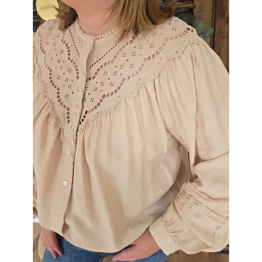 Blouse Christelle beige