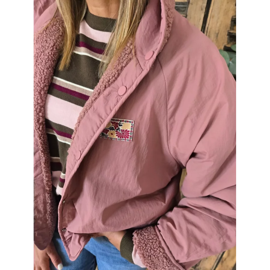 Blouson Norbert reversible rose
