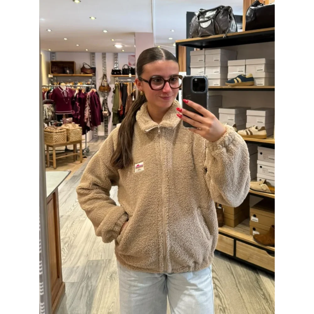 Veste polaire Clemence camel