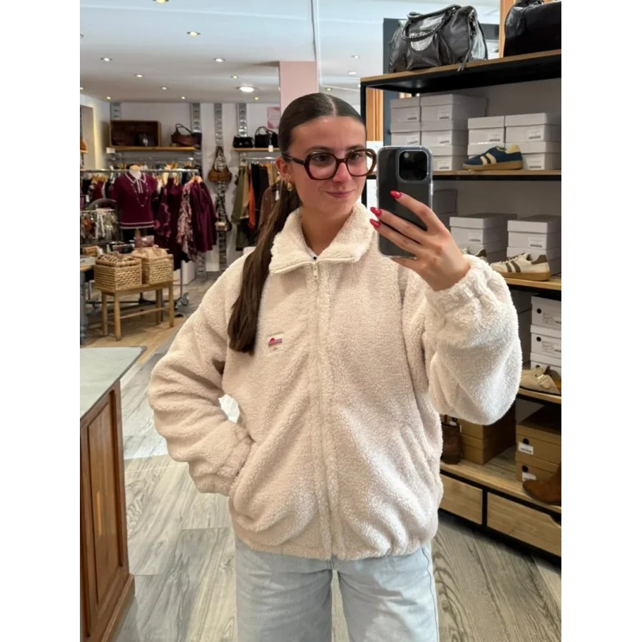 Veste polaire Clemence beige