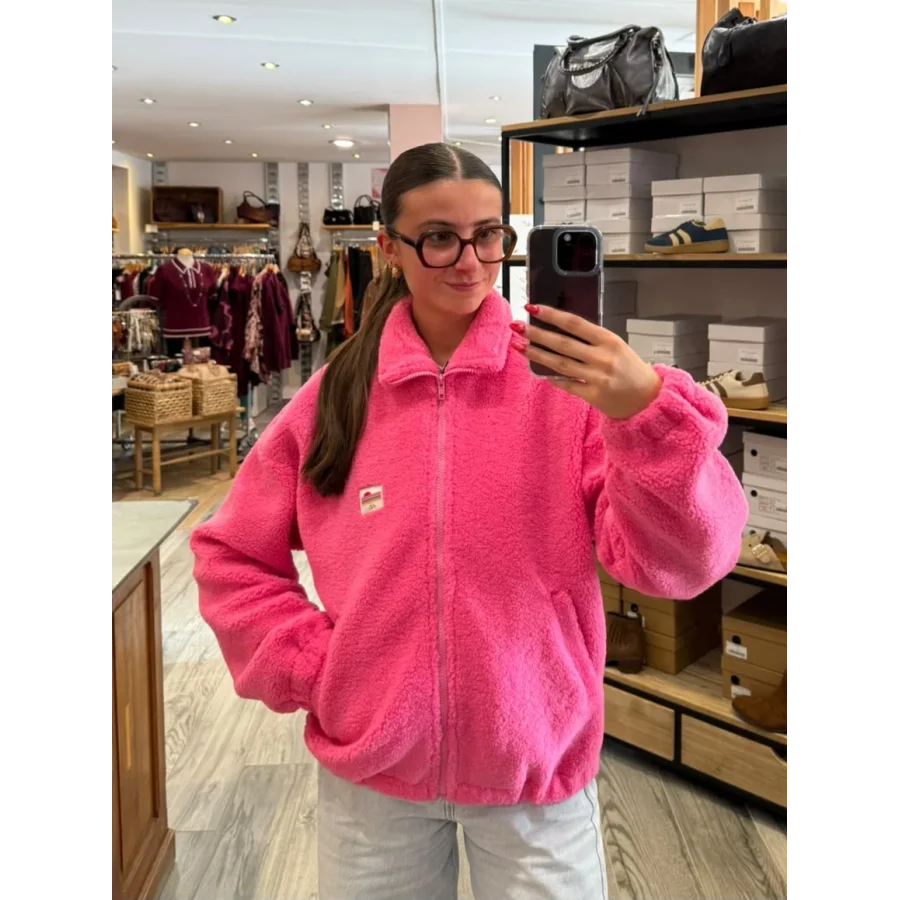 Veste polaire Clemence fuchsia