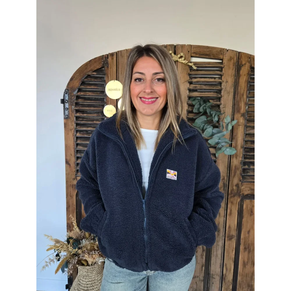 Veste polaire Claudette marine