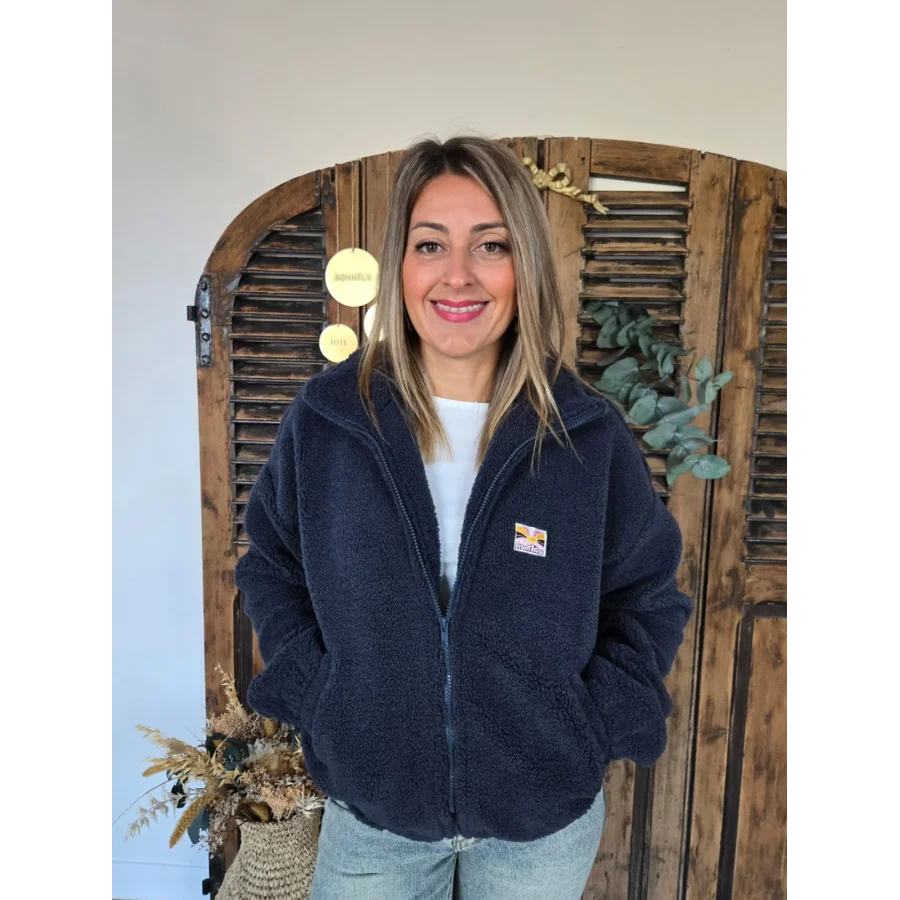 Veste polaire Claudette marine