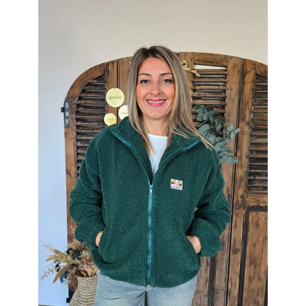 Veste polaire Claudette vert