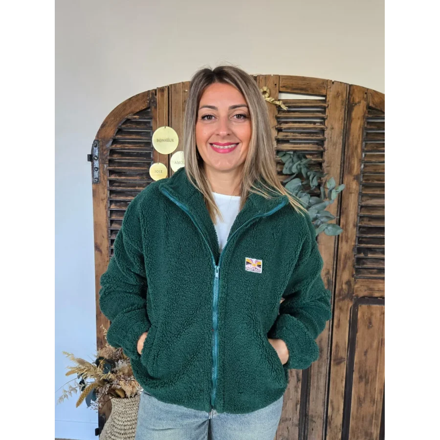 Veste polaire Claudette vert