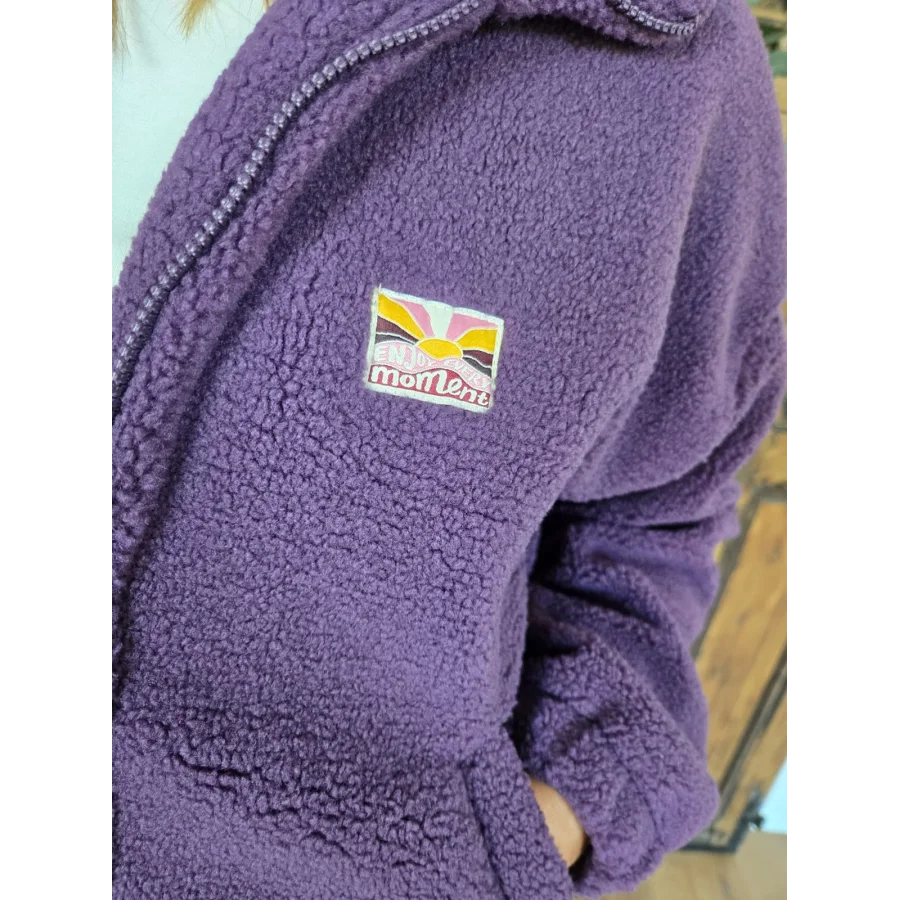 Veste polaire Claudette violet