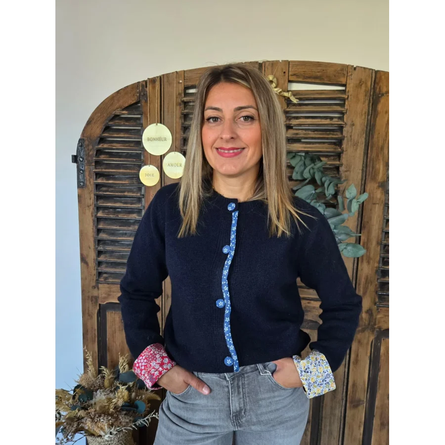 Gilet Honoré marine