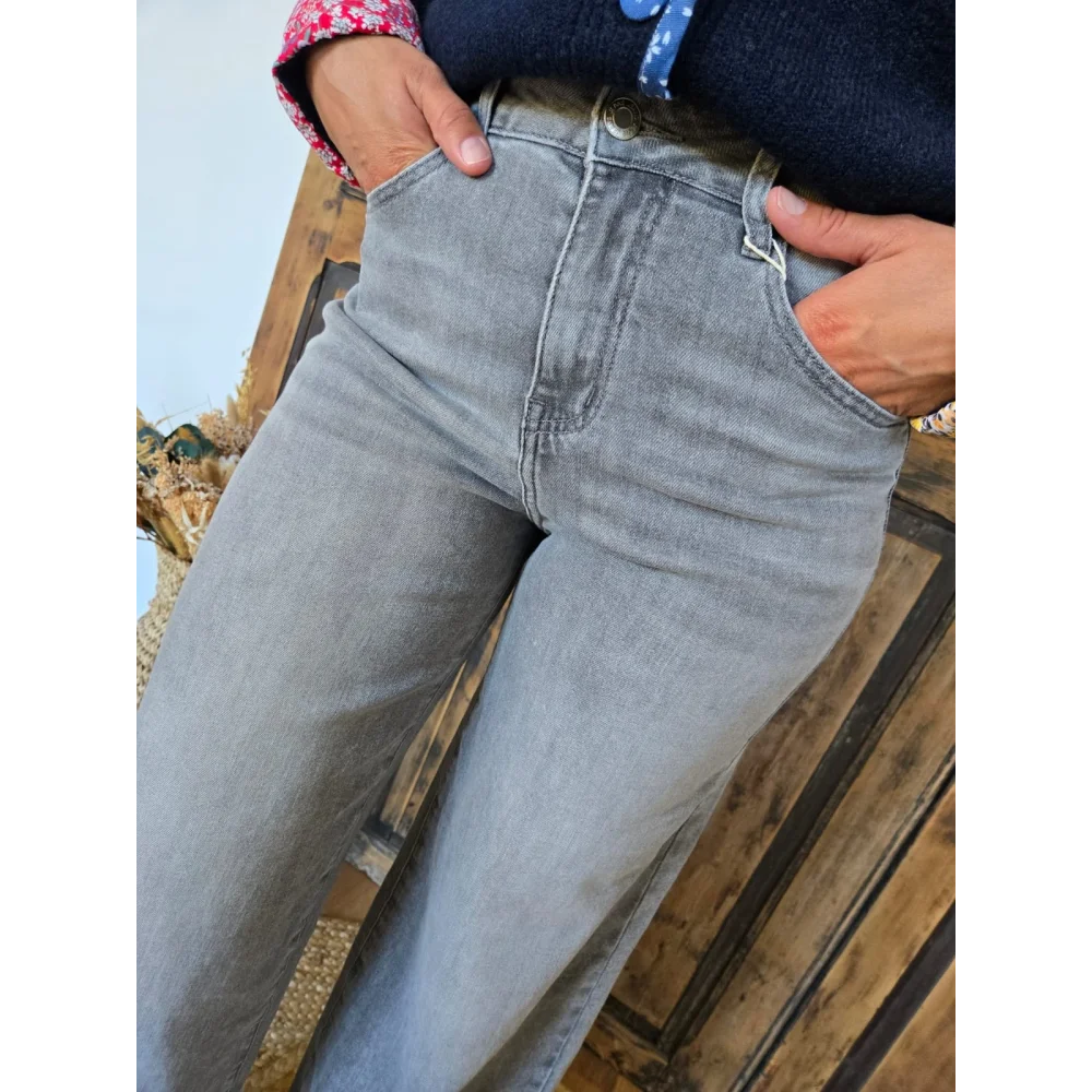Jean Loan pallazo gris