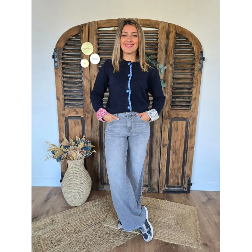 Jean Loan pallazo gris