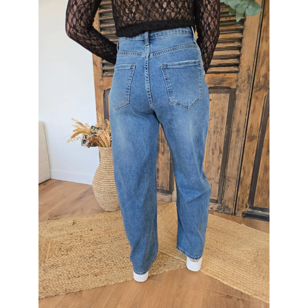 Jean Vivien balloon/barrel bleu jean