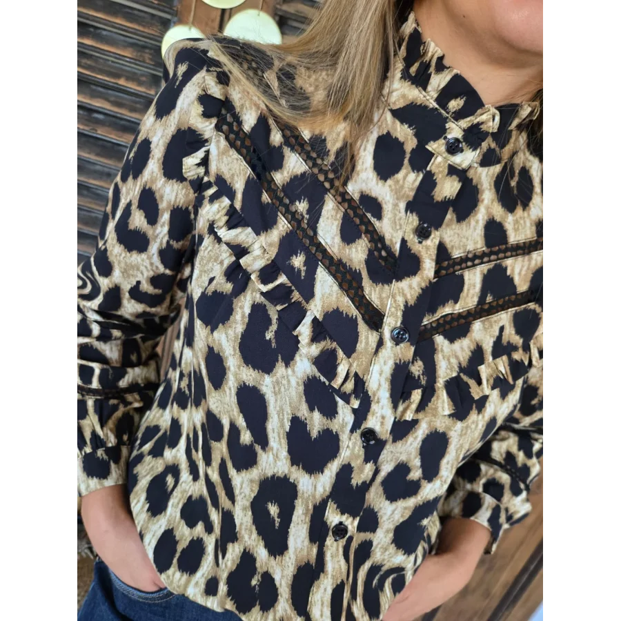 Chemise Charlene leopard