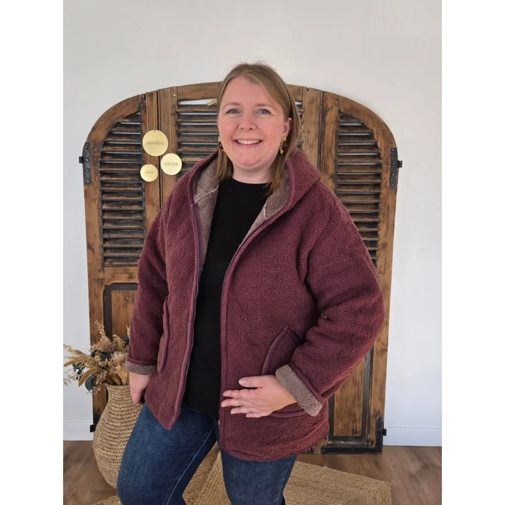 Veste Victoire polaire prune