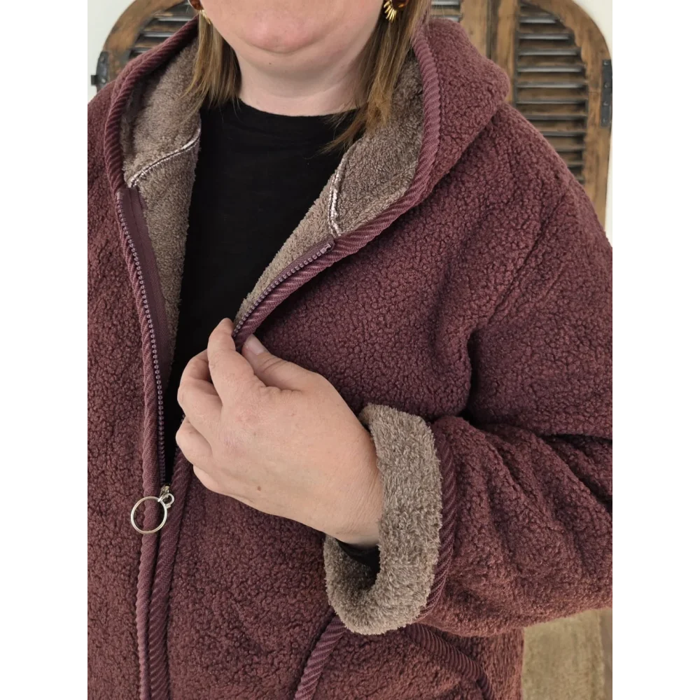 Veste Victoire polaire prune