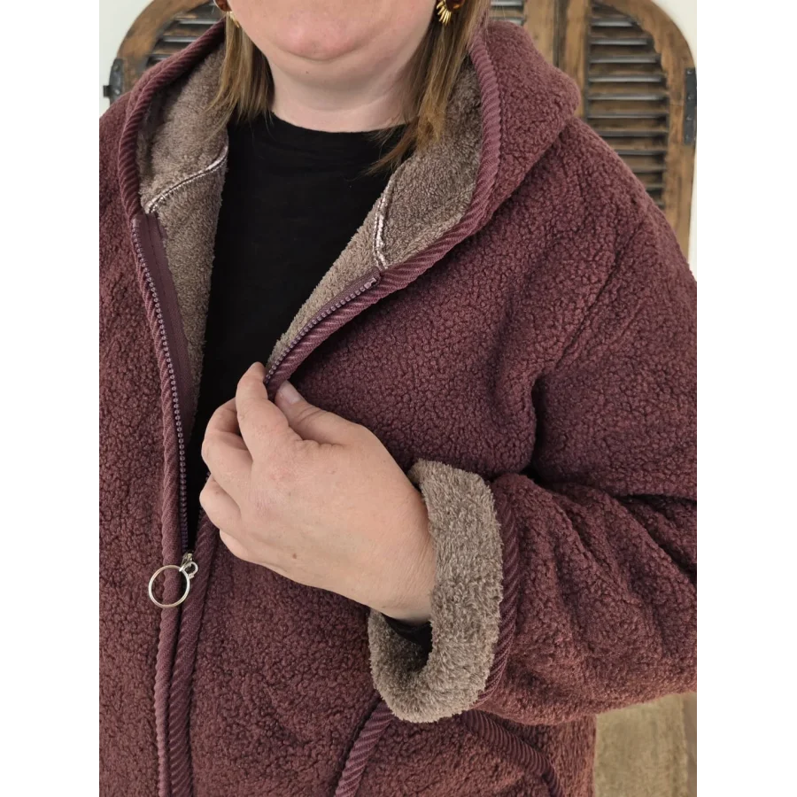 Veste Victoire polaire prune