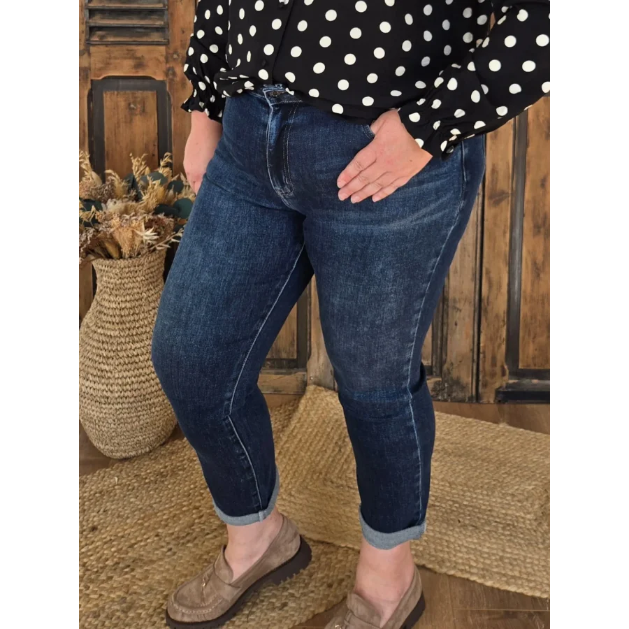 Jean Gerald Mom bleu brut