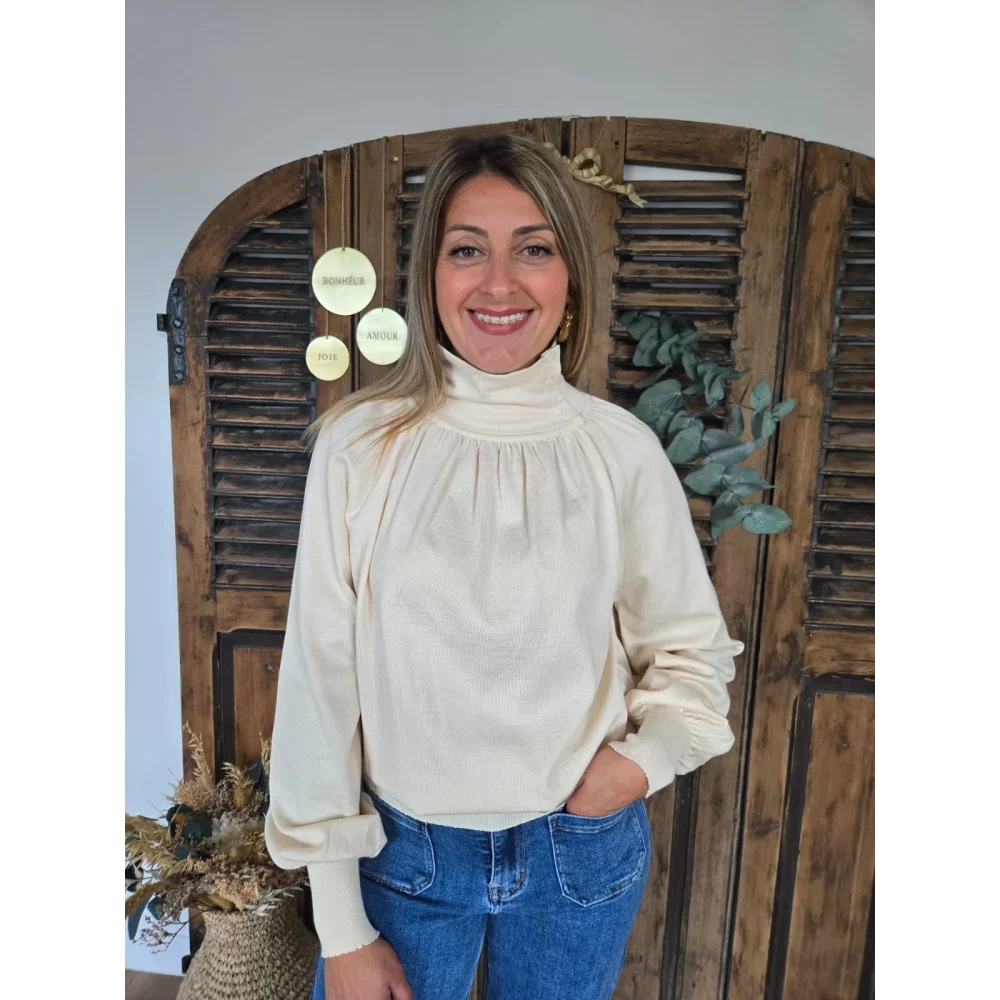 Pull Florian beige