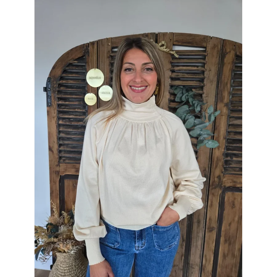 Pull Florian beige