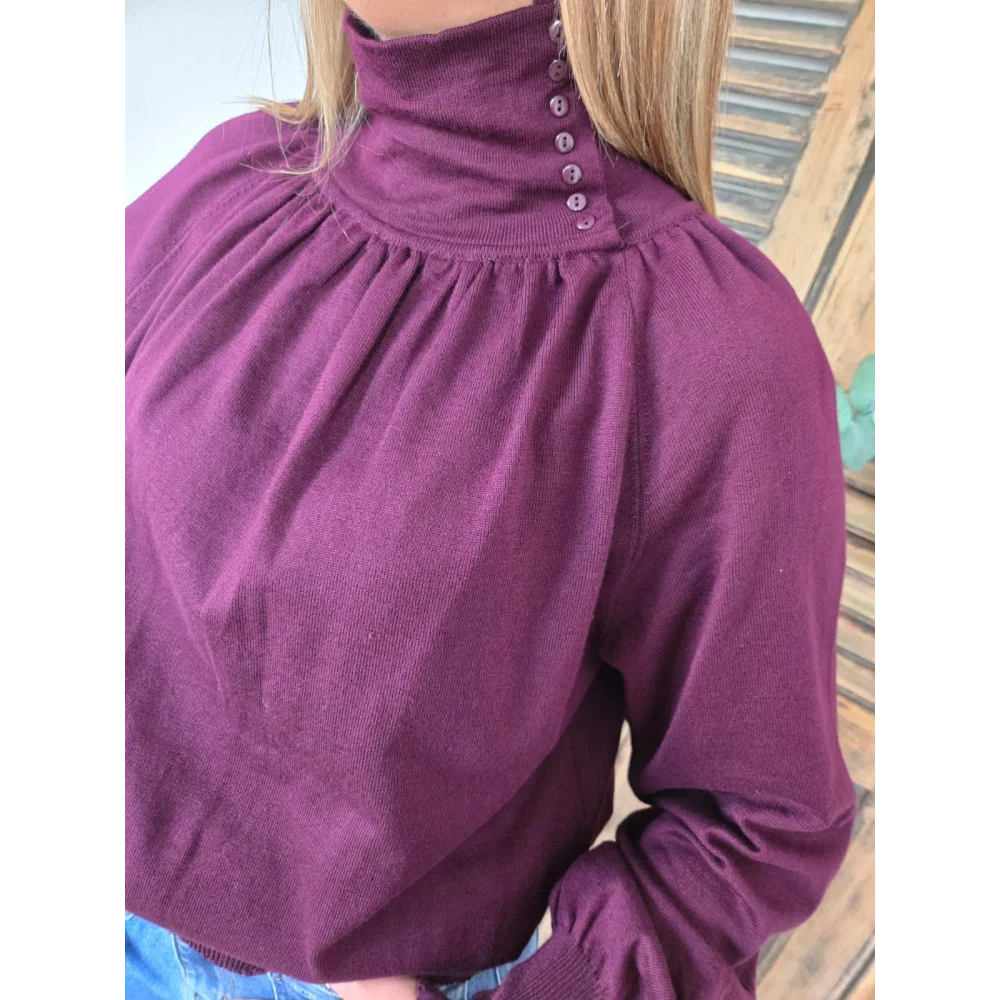 Pull Florian bordeaux