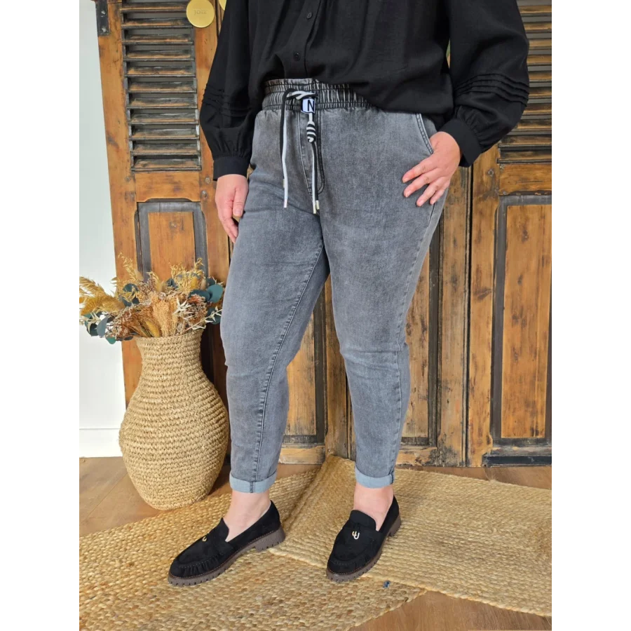 Pantalon Jog Abel jean gris