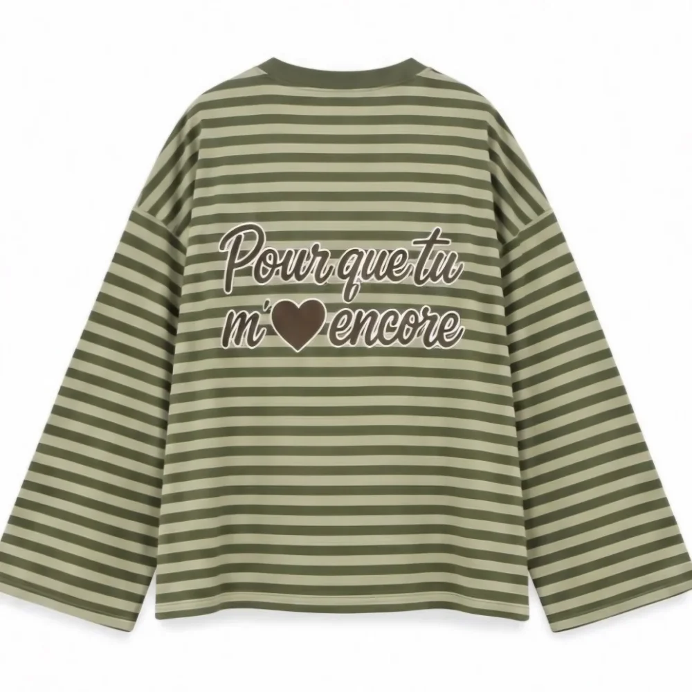 T-shirt Dion kaki Pour que tu m'aimes encore