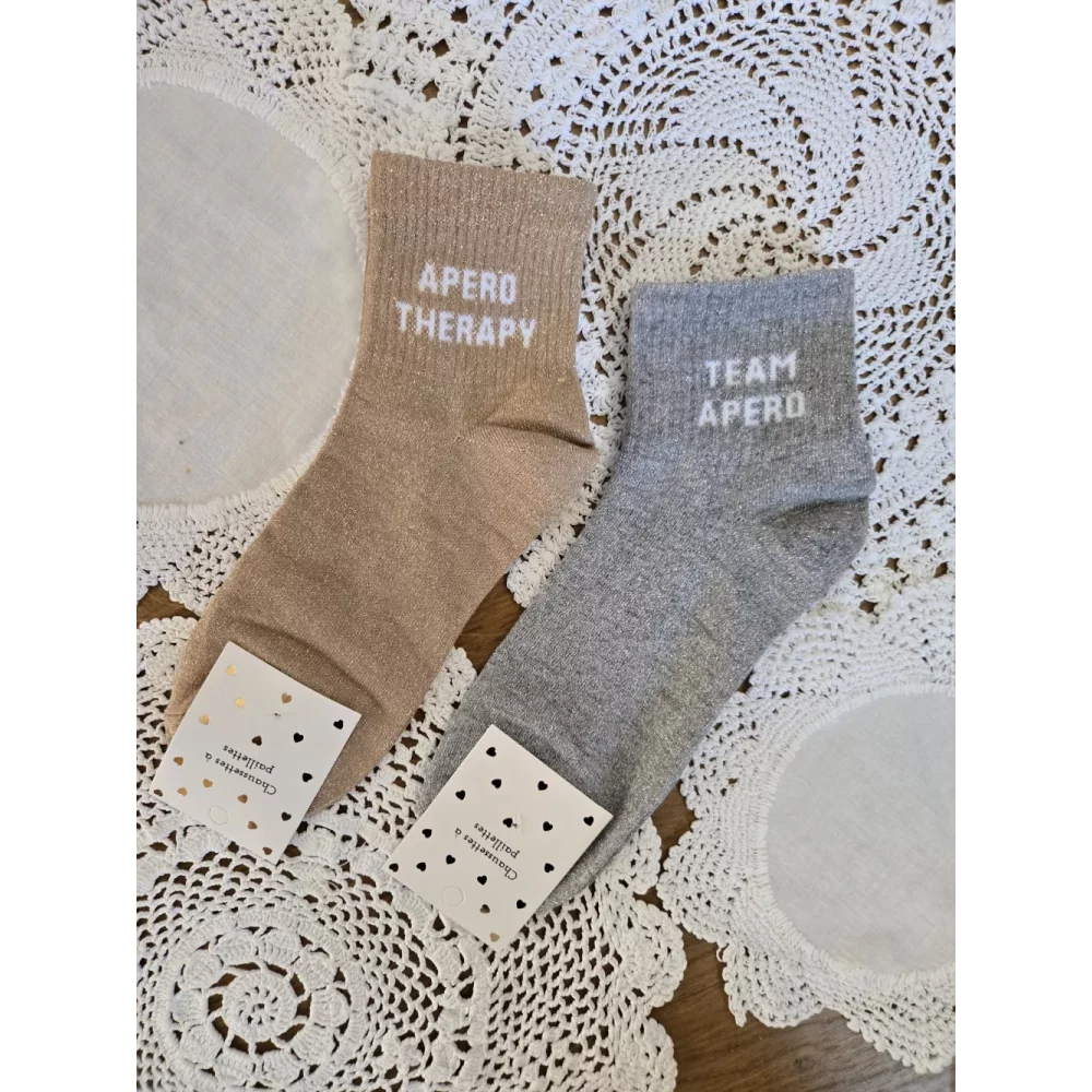 Chaussettes à paillettes Apero