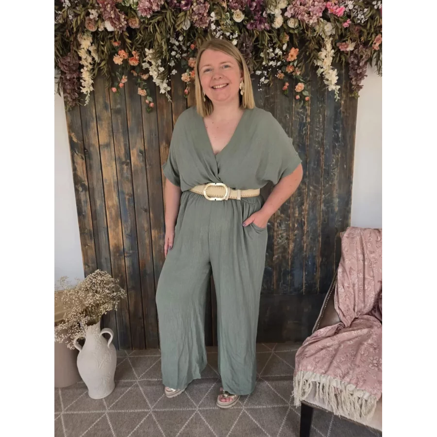 Combinaison pantalon Josy kaki