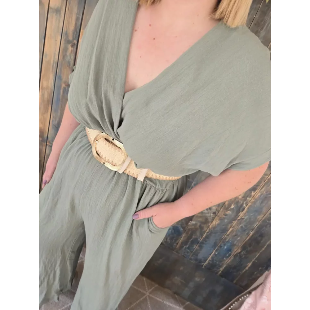 Combinaison pantalon Josy kaki