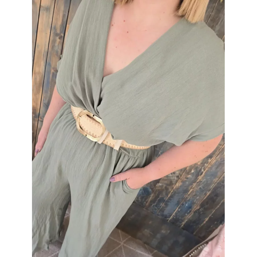 Combinaison pantalon Josy kaki