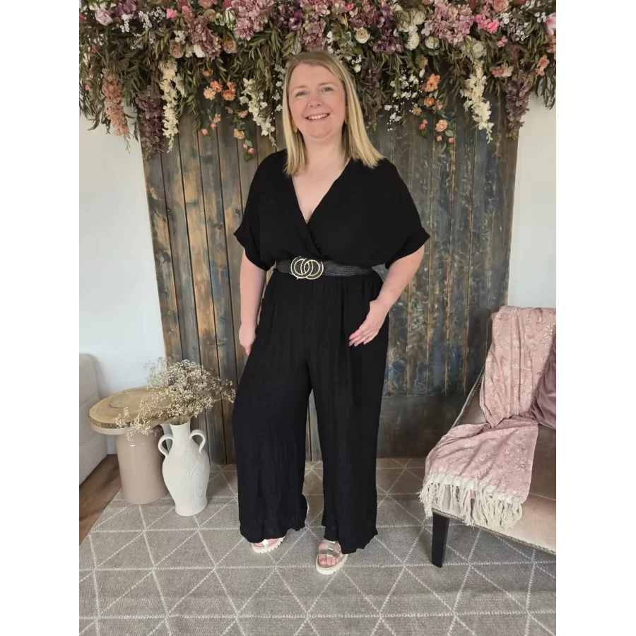 Combinaison pantalon Josy noir