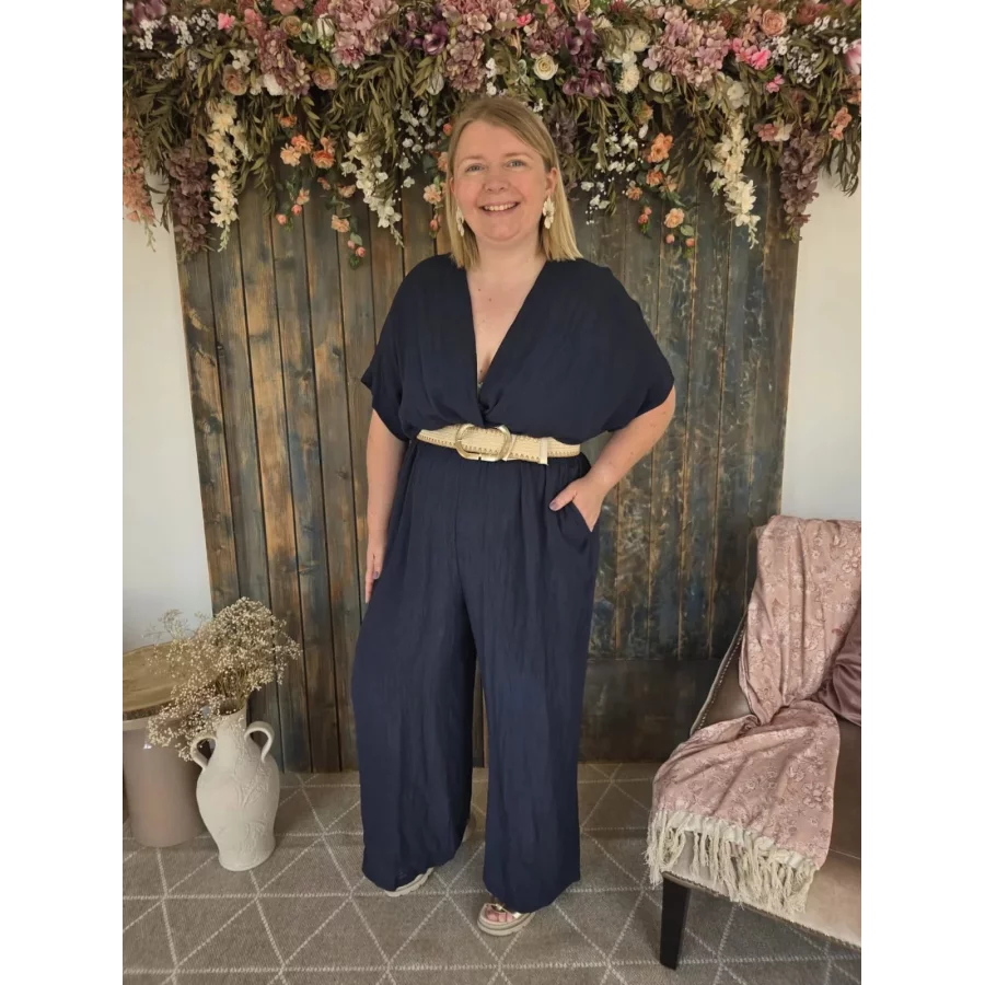 Combinaison pantalon Josy bleu marine