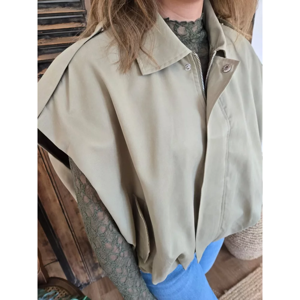 Blouson sans manches kaki Ferdinand