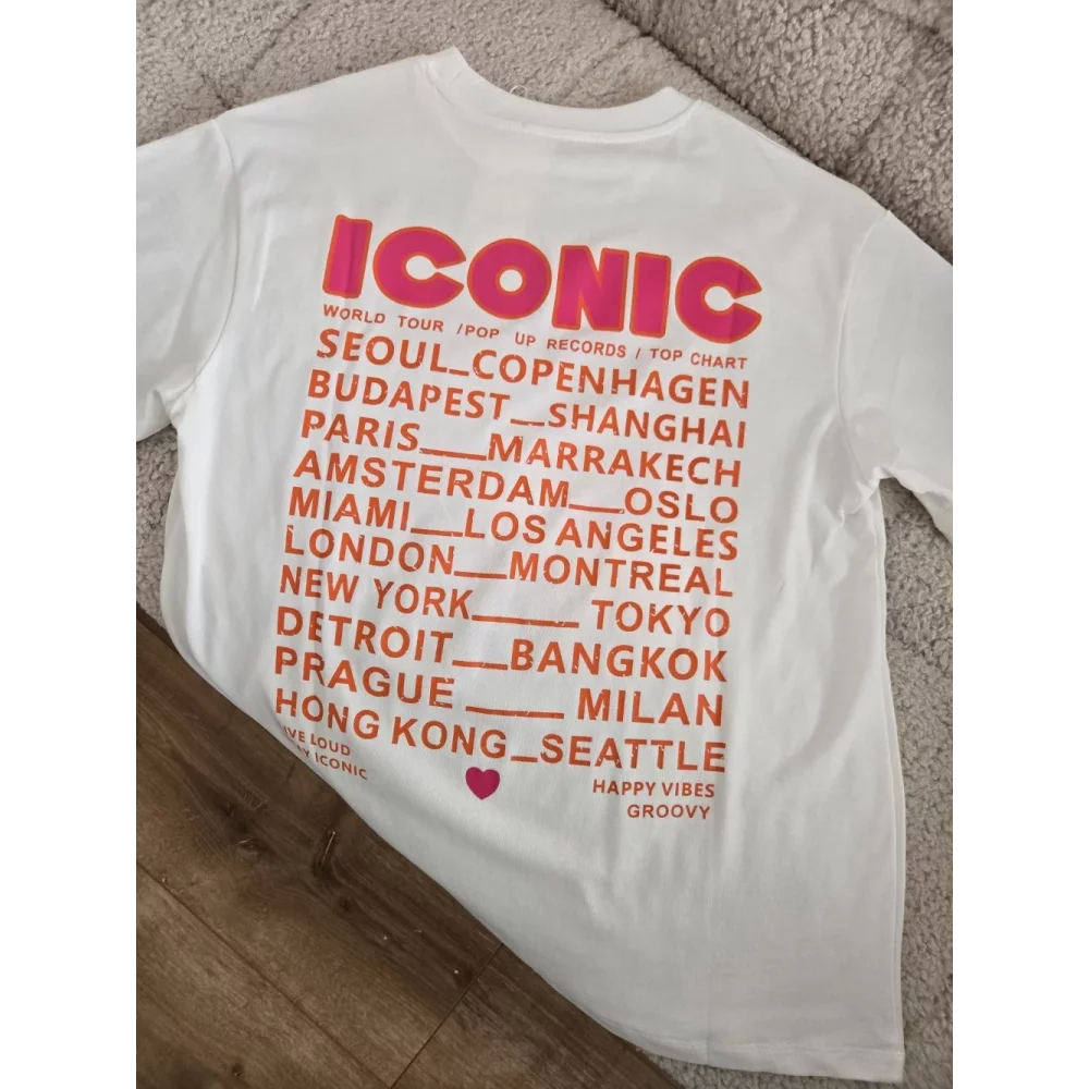 T-shirt Iconic blanc
