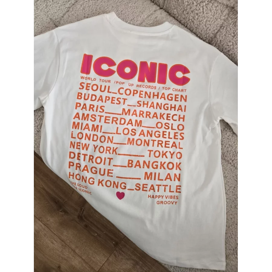 T-shirt Iconic blanc