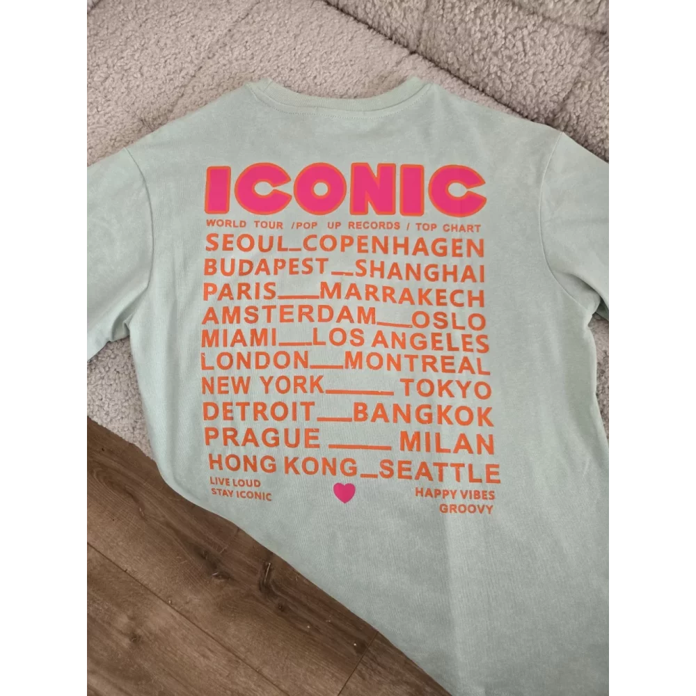 T-shirt Iconic vert