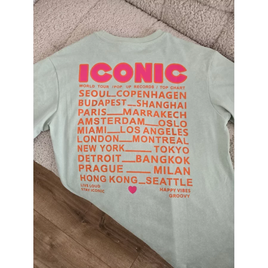 T-shirt Iconic vert