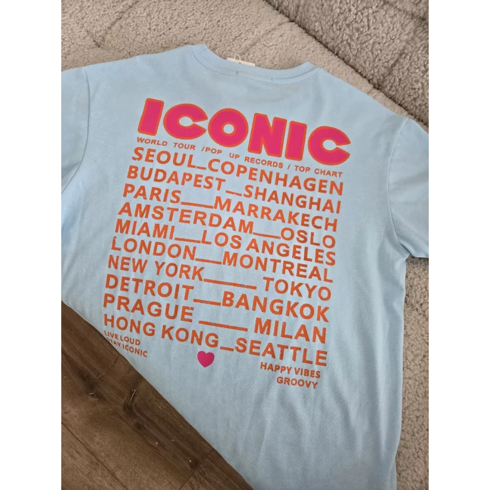 T-shirt Iconic bleu