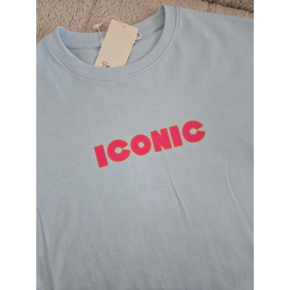 T-shirt Iconic bleu